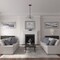Ekena Millwork Attica Ceiling Medallion (Fits Canopies up to 3 1/2"), 12 3/4"OD x 4"ID x 1/2"P, Smokey Topaz CM12ATSTF - alternate 4